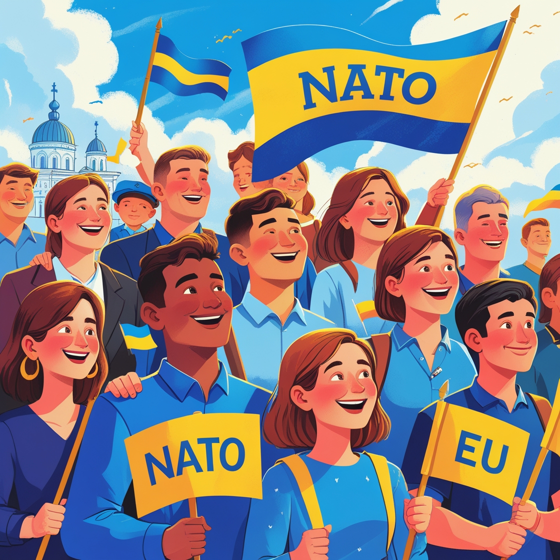 Українці висловилися щодо вступу до ЄС та НАТО – результати останнього опитування
